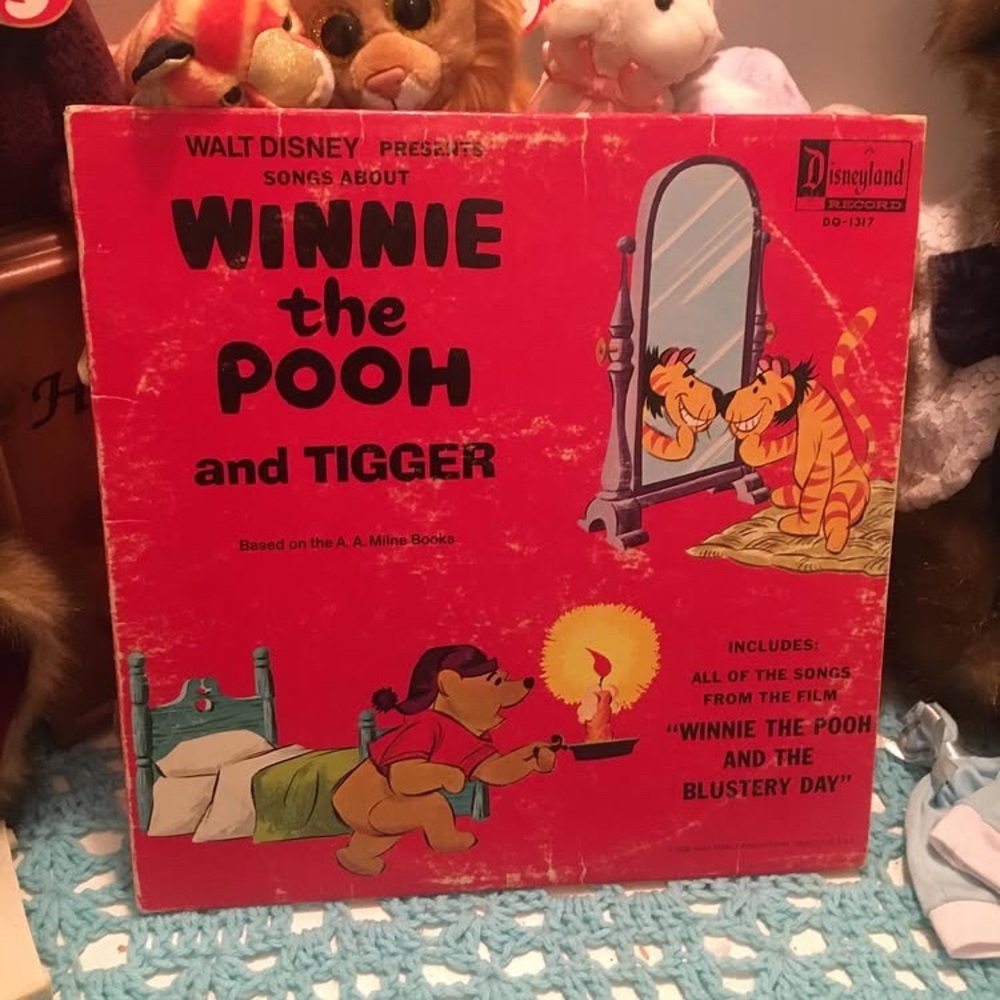 1968 Songs about Winnie the P O O H and T I G G E R vinyl record